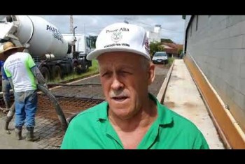 Concretagem balança ponte alta